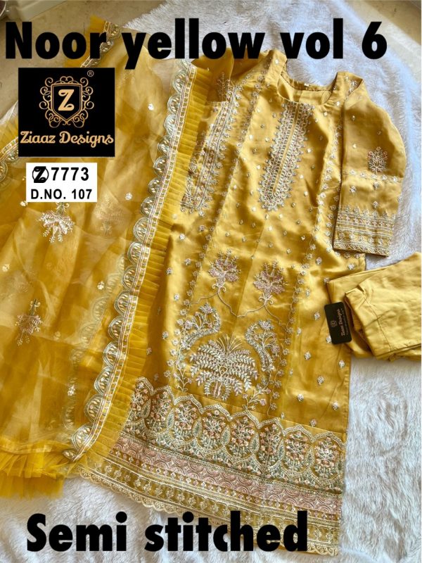 ZIAAZ 107 NOOR YELLOW VOL 6 WHOLESALE