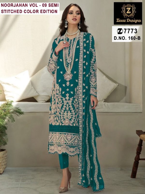 ZIAAZ 7773 160 B NOORJAHAN VOL 9 PAKISTANI SUITS