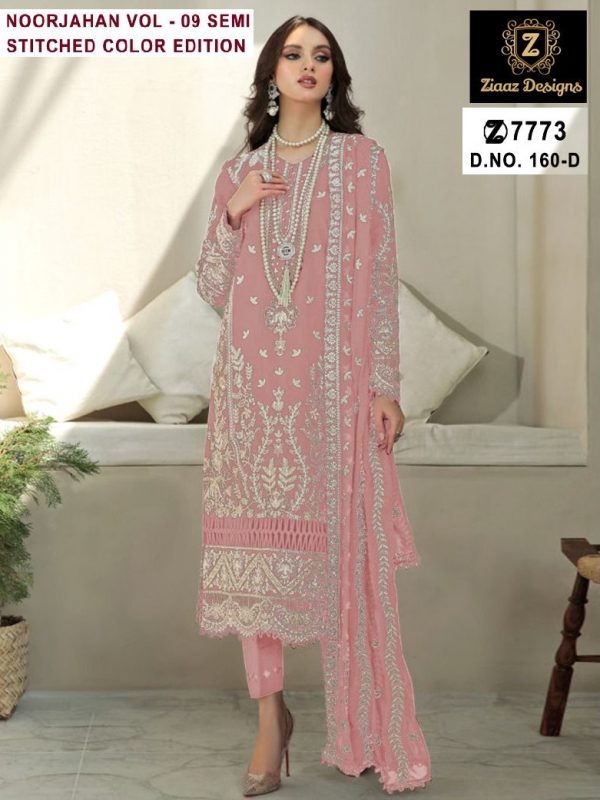 ZIAAZ 7773 160 D NOORJAHAN VOL 9 PAKISTANI SUITS