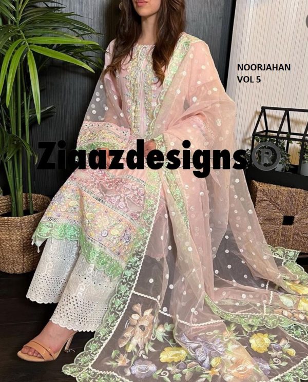 ZIAAZ DESIGNS NOORJAHAN VOL 5 PAKISTANI SUITS