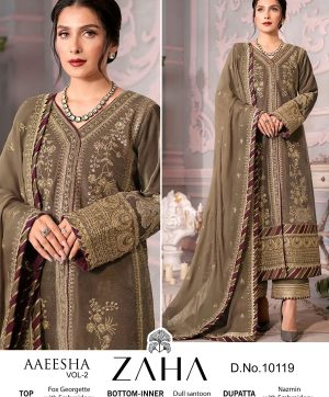 ZAHA 10119 AAEESHA VOL 2 SALWAR KAMEEZ