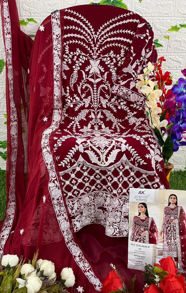 AL KHUSHBU ALK 4039 B PAKISTANI SUITS ONLINE