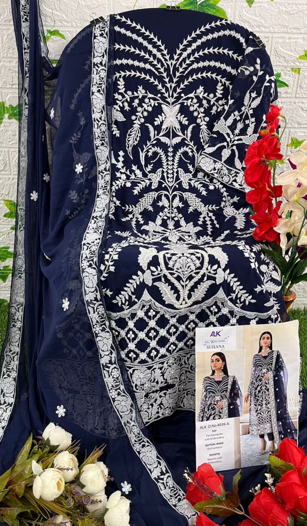 AL KHUSHBU ALK 4039 A PAKISTANI SUITS ONLINE