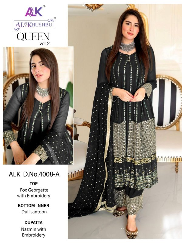 AL KHUSHBU ALK 4008 A BLACK WHOLESALE