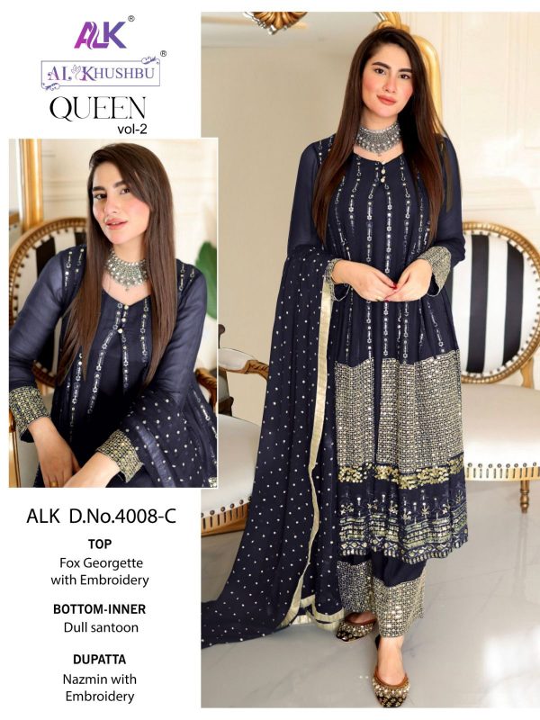 AL KHUSHBU ALK 4008 C BLUE WHOLESALE