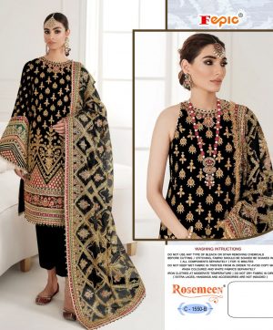 FEPIC C 1550 B PAKISTANI SUITS WHOLESALER