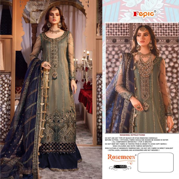 FEPIC 1553 PAKISTANI SUITS WHOLESALER SURAT