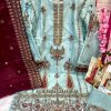 MUSHQ 187 F PAKISTANI SUITS WHOLESALER