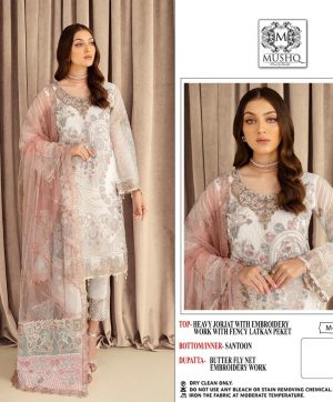 MUSHQ 205 PAKISTANI SUITS MANUFACTURER