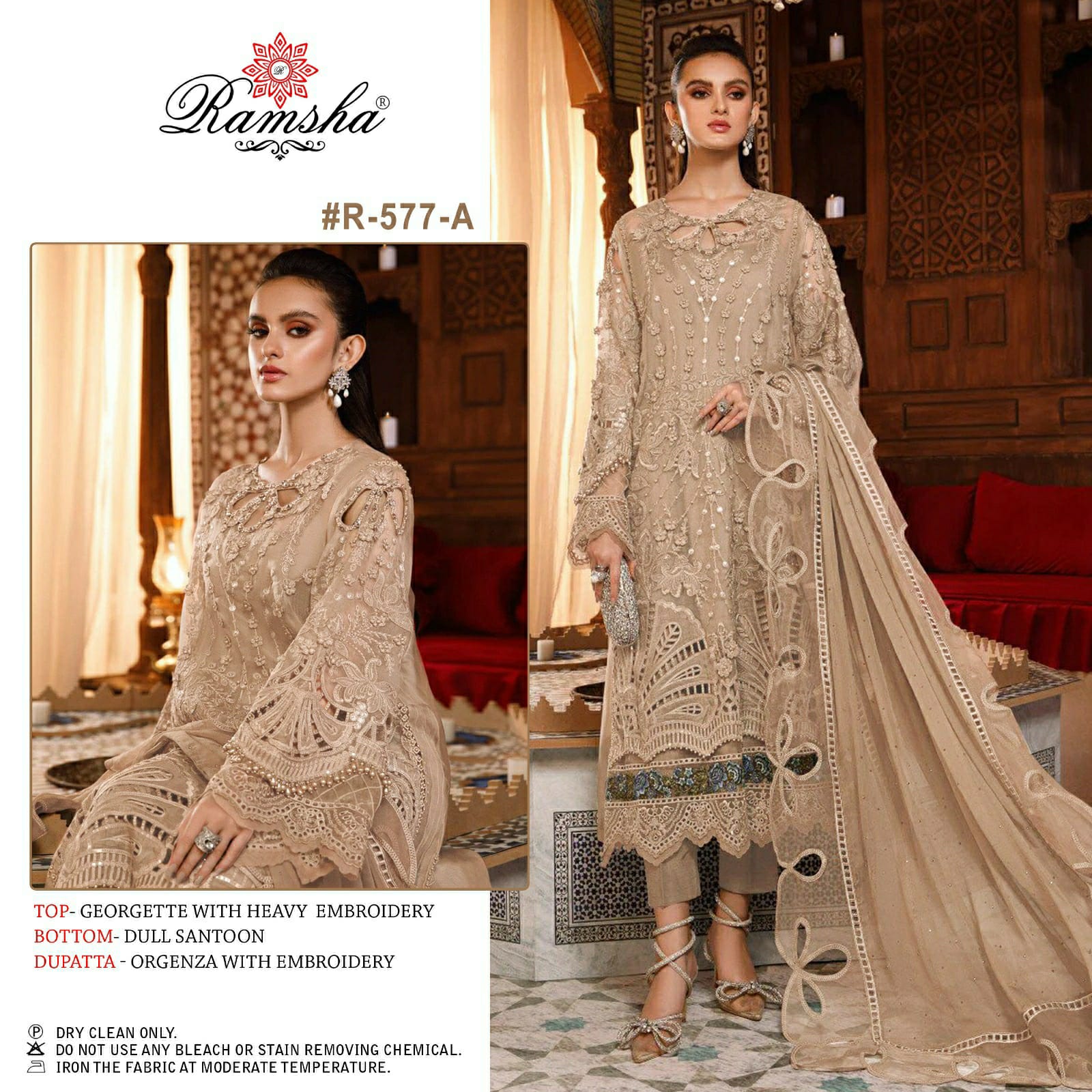 Ramsha dress material best sale