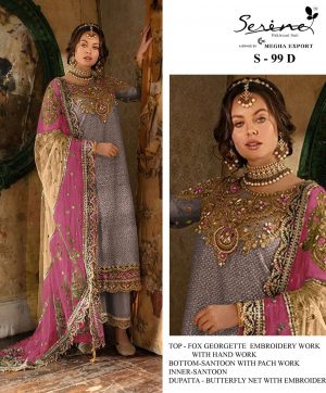 SERINE 99 D PAKISTANI SUITS WHOLESALER SURAT