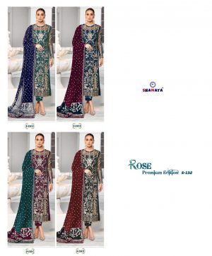 SHANAYA FASHION S 132 ROSE PREMIUM SALWAR SUITS