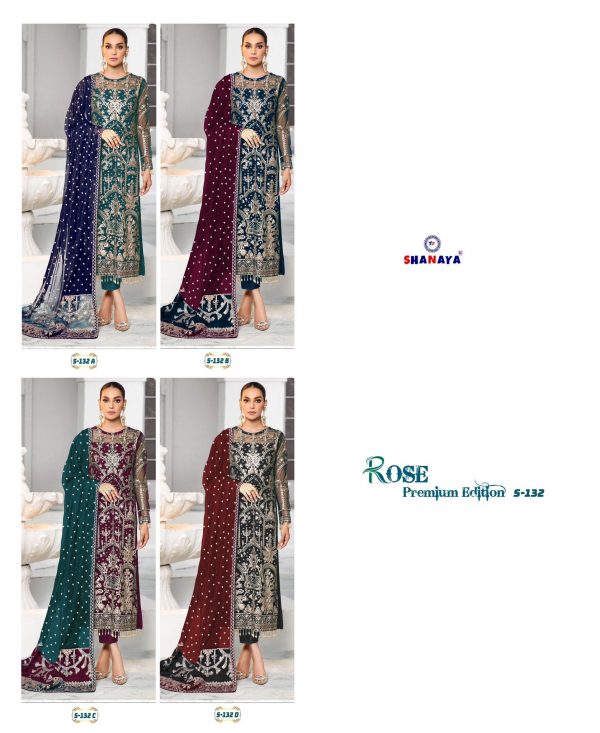 SHANAYA FASHION S 132 ROSE PREMIUM SALWAR SUITS