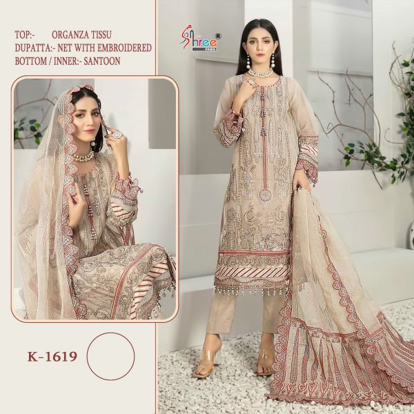 SHREE FABS 1619 WHOLESALE PAKISTANI SUITS