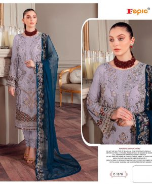 FEPIC 1278 GEORGETTE PAKISTANI SUITS ONLINE