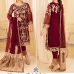 ZAHA 10125 GEORGETTE PAKISTANI SUITS ONLINE