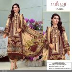 ZARQASH 3036 COTTON SALWAR KAMEEZ WHOLESALE