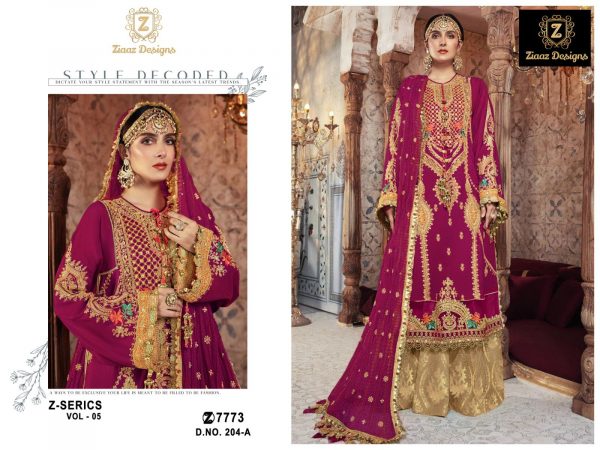 ZIAAZ DESIGNS 204 A PAKISTANI SALWAR KAMEEZ