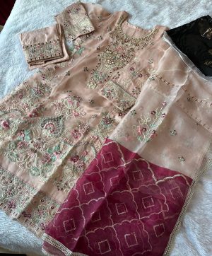 ZIAAZ DESIGNS 204 ORGANZA PAKISTANI SUITS