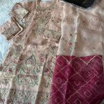 ZIAAZ DESIGNS 204 ORGANZA PAKISTANI SUITS
