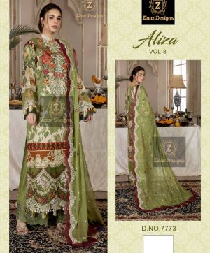 ZIAAZ DESIGNS ALIZA VOL 8 COTTON SALWAR KAMEEZ