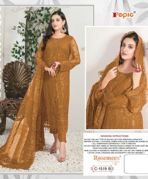 FEPIC 1519 B ROSEMEEN PAKISTANI SUITS WHOLESALER