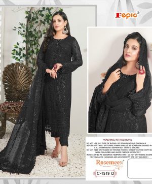 FEPIC 1519 D ROSEMEEN PAKISTANI SUITS WHOLESALER