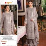 FEPIC 1546 C ORGANZA PAKISTANI SUITS ONLINE