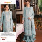 FEPIC 1546 B ORGANZA PAKISTANI SUITS ONLINE