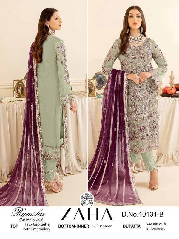 ZAHA 10131 B SALWAR KAMEEZ WHOLESALER SURAT