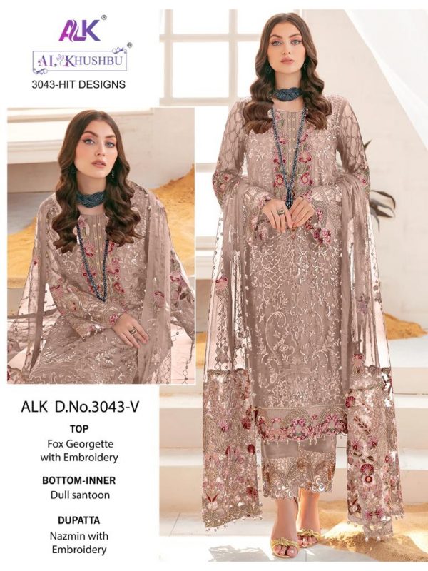 AL KHUSHBU ALK 3043 V PAKISTANI SUITS