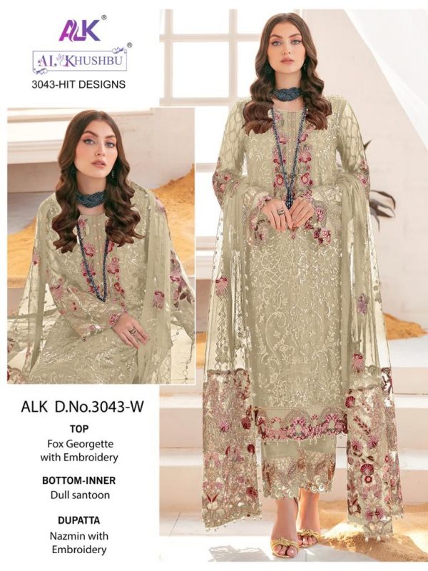 AL KHUSHBU ALK 3043 W PAKISTANI SUITS