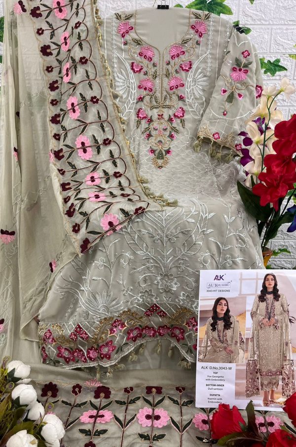 AL KHUSHBU ALK 3043 W PAKISTANI SUITS