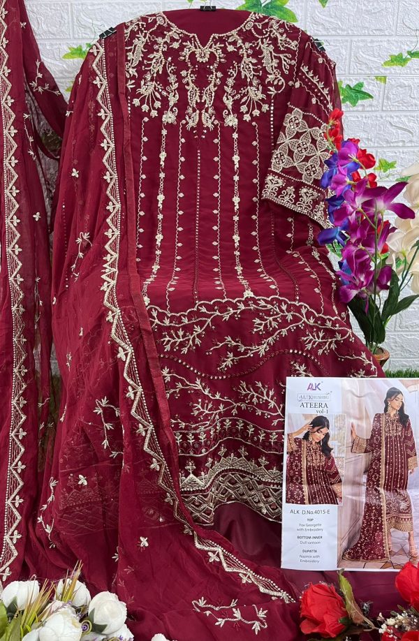 AL KHUSHBU ALK 4015 E ATEERA VOL 1 SALWAR SUITS