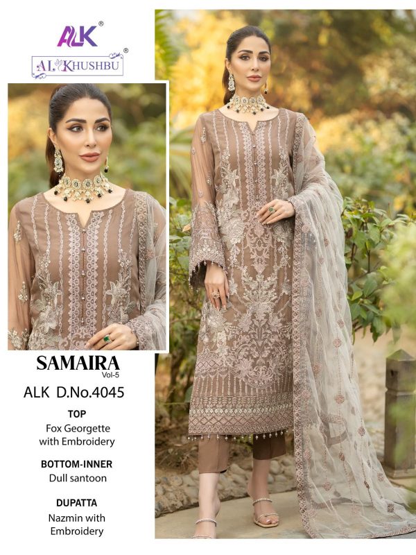 AL KHUSHBU ALK 4045 SAMAIRA VOL 5 SALWAR SUITS