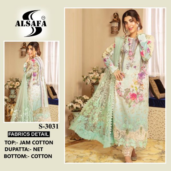 AL SAFA S 3031 PAKISTANI SUITS MANUFACTURER