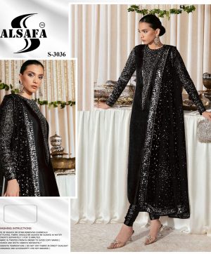 AL SAFA S 3036 PAKISTANI SUITS MANUFACTURER