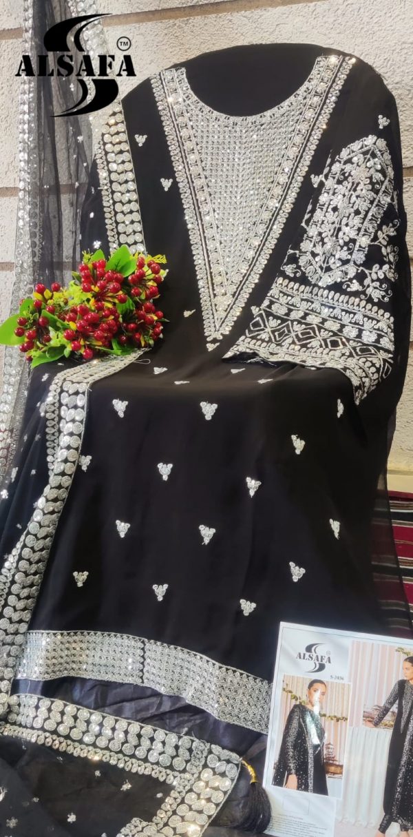 AL SAFA S 3036 PAKISTANI SUITS MANUFACTURER