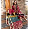 ASIM JOFA MAGIC MAROON PAKISTANI SUITS