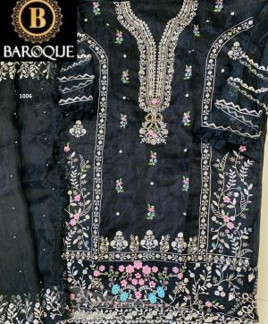 BAROQUE 1006 7 COLOURS PAKISTANI SUITS IN INDIA