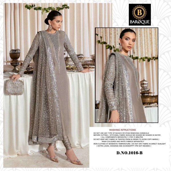 BAROQUE 1016 B PAKISTANI SALWAR SUITS IN INDIA