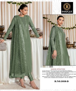 BAROQUE 1016 D PAKISTANI SALWAR SUITS IN INDIA