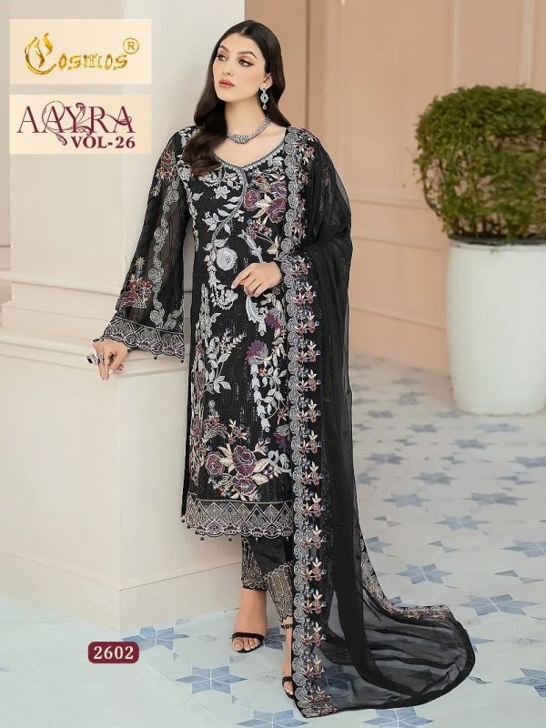 COSMOS 2602 AAYRA VOL 26 PAKISTANI SUITS