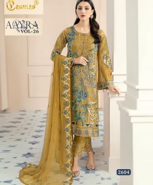 COSMOS 2604 AAYRA VOL 26 PAKISTANI SUITS