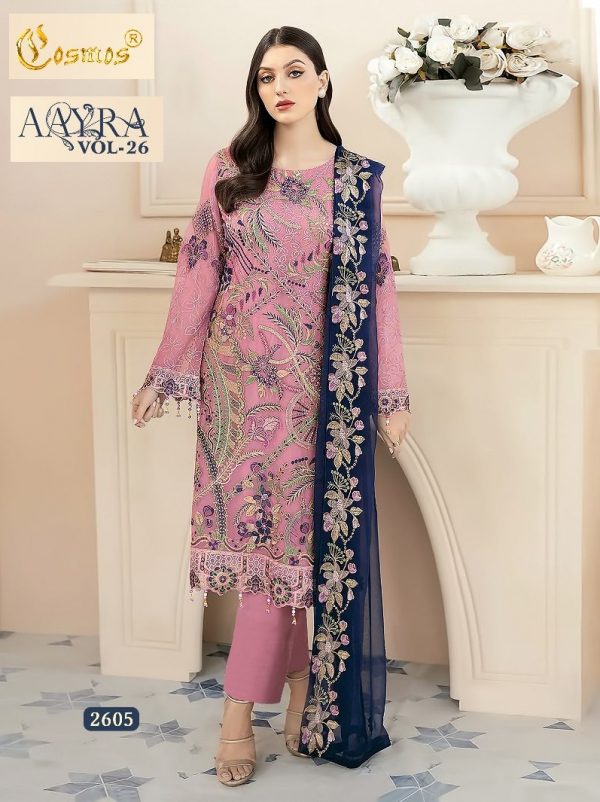 COSMOS 2605 AAYRA VOL 26 PAKISTANI SUITS