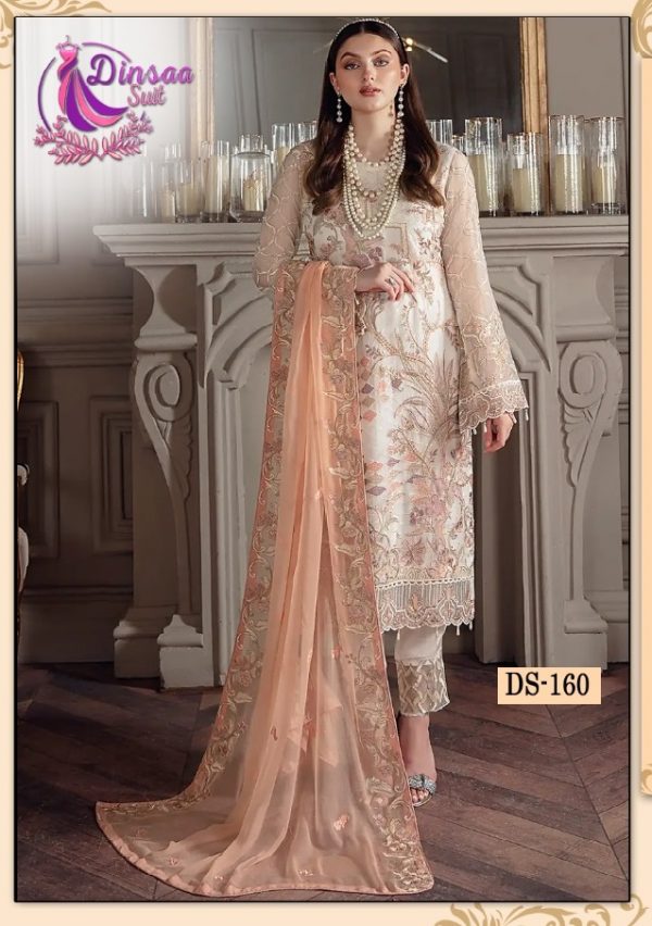 DINSAA SUIT DS 160 PAKISTANI SALWAR SUITS