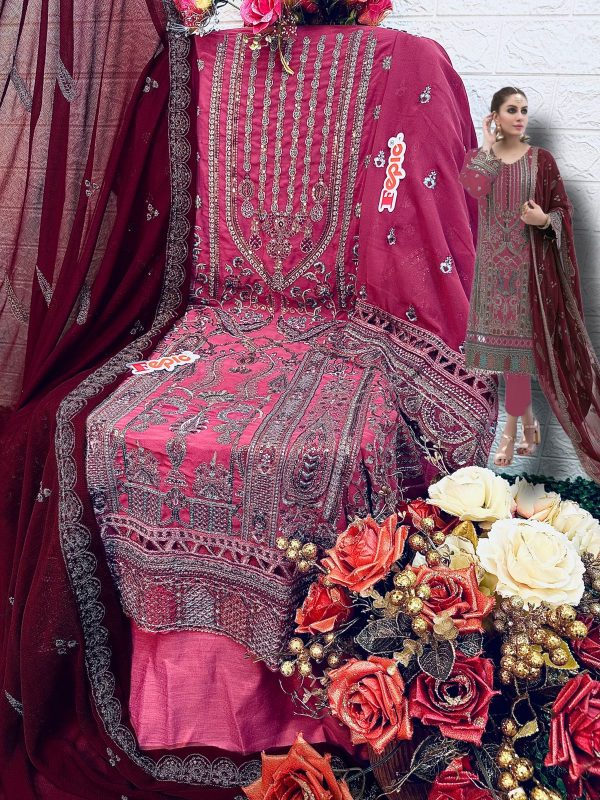 FEPIC C 1287 E ROSEMEEN PAKISTANI SALWAR SUITS