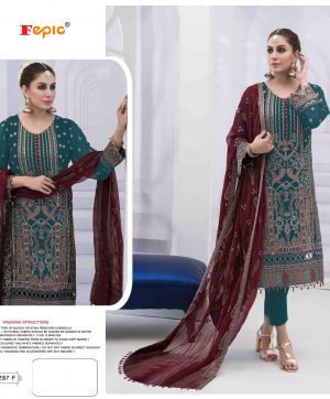 FEPIC C 1287 F ROSEMEEN PAKISTANI SALWAR SUITS