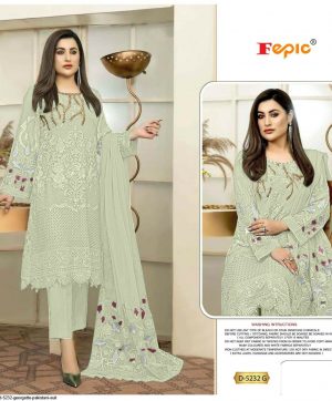 FEPIC D 5232 G ROSEMEEN PAKISTANI SUITS