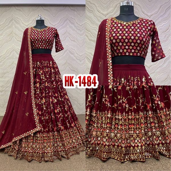 HK 1484 READYMADE LEHENGA CHOLI WHOLESALER